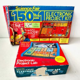 2 Science Fair Electronic Project Lab Kits