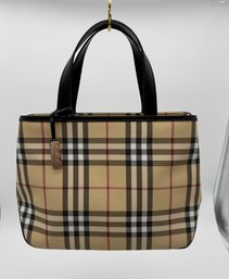 Burberry Vintage Nova Check Tote Bag