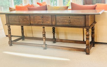 Vintage Carved Oak Sideboard