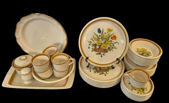 Vintage Mikasa, Stone Manor 'Garden Bouquet' Dinerware