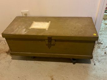 OLD TOOL BOX IN PAINT