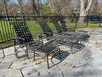 Strap Style Outdoor Lounge Set - 6 Pcs