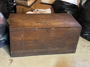 ANTIQUE IRISH 6 BOARD BOX MARKED KILLARNEY IRELAND