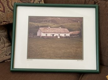 Dolan-Hedges Signed Photography 'Irish Cottage' - Framed & Matted (21' X 17.5')