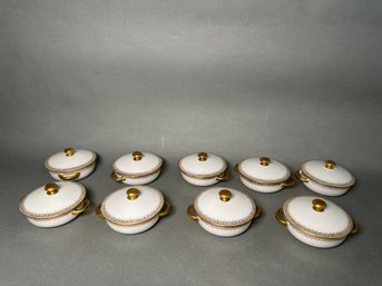 Vintage D & C France Small Lidded Dishes