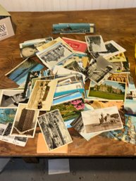 LARGE VINTAGE 1940-1990 POSTCARD LOT