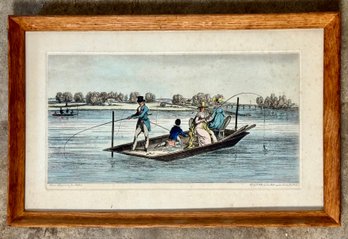 Hand Colored Etching