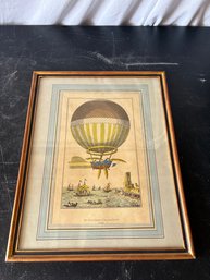 The First Channel Crossing By Air 1785 Artwork