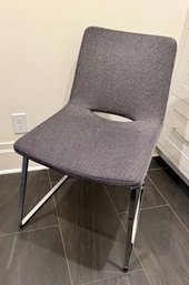 A Soho Concept Upholstered Metal Frame Desk Chair