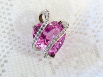 Romantic Sterling Silver Heart Pendant