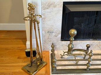 Quality Brass Fireplace Tools