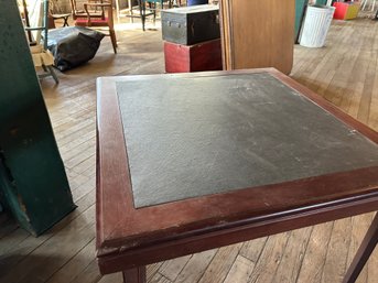 Costco Leather Top Folding Card Table