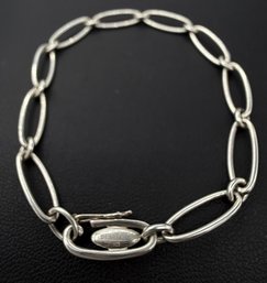 TIFFANY & Co Elsa Peretti Sterling Silver Oval Link Bracelet