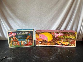 Group Of Vintage Barbie In Original Box