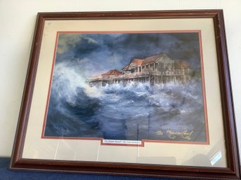 Madeline Carol 155/1000 Signed Art 'The Atlantic House- The Final Moments'