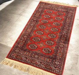 Vintage Karastan Antique Bokhara Wool Rug #4734 ~ Red ~ 2'10' X 5'