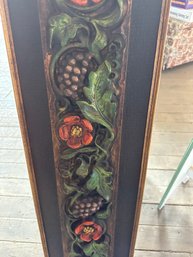 Vintage Molded Floral Wall Hanging