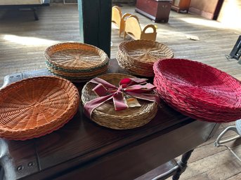 Large Group Of Picnic Plate Holders