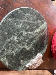 Green Marble Cheese Plate