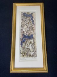 Wall Art 'Heraldic Beasts In The Norman Porch' Signed Karen Neale