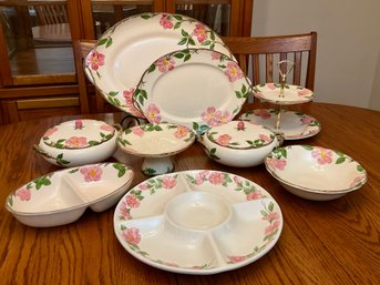 9-Piece Franciscan Desert Rose Serving Set