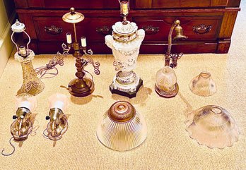 Group Of Vintage Lighting