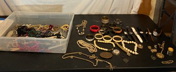 Large Group Of Costume Jewelry