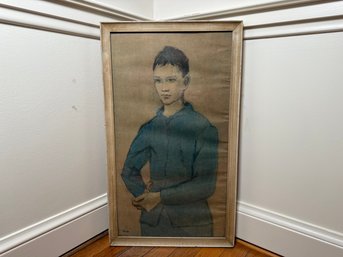 Vintage Picasso 'Blue Boy' Framed Print