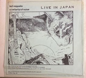 Led Zeppelin - A Cellarful Of Noise - Live In Japan -  RARE Vinyl - VG CONDITION