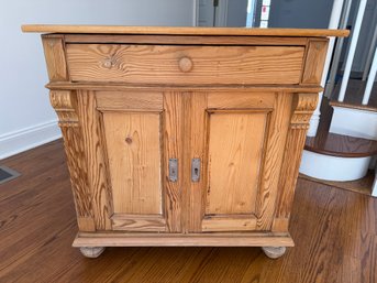 Pine Wood Side Table