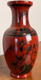 Red Chinese Vase