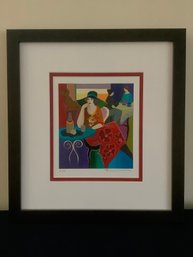 Serigraph Art 'Cozy Corner' Signed & Numbered By Itzchak Tarkay