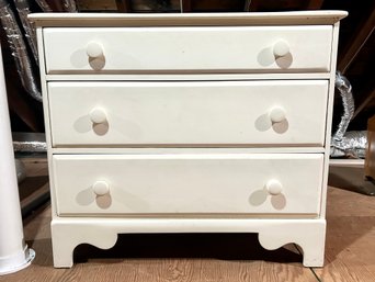 Cushman Colonial Creation Vintage Painted Three Drawer Dresser No. 0333
