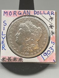 1903-S Silver Morgan Dollar. (7)