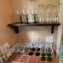 LARGE LOT OF WINE, WATER, AND OTHER STEMWARE