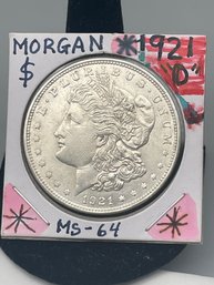 1921-D Silver Morgan Dollar(12)