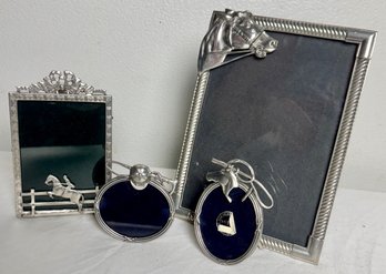 Elias Equine Frames - Fine Pewter Containing Silver