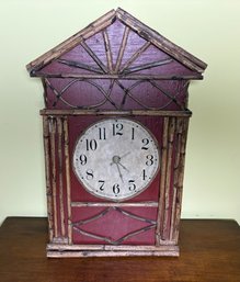 Adirondack Style Twig Clock, Battery Operated