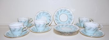 17 Pieces Of Vintage Aynsley England Bone China