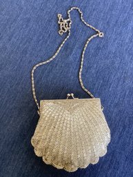 Apt 9 Beaded Shell Clutch Crossbody Purse