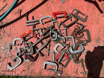 Nice Selection Of Various Size C-clamps