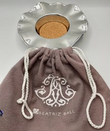 Beatriz Ball VENTO Wine Coaster With Cork Insert & Dust Bag