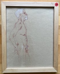 Pastel Figure Drawing By Heide Zajonc