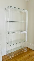 Beautiful Vintage Acrylic & Glass Etergere