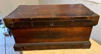 Antique Wooden Machinist Toolbox
