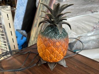 Pineapple Lamp With Switch On Cord