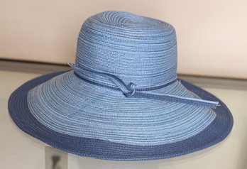 Ladies Blue Sun Hat