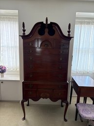 Mahogany Highboy Dresser