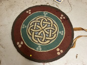 VINTAGE CELTIC HOOKED RUG