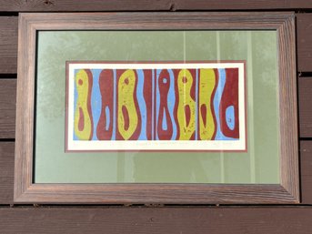 Limited Edition Screen Print, Courtship, Signed Michael Sloan